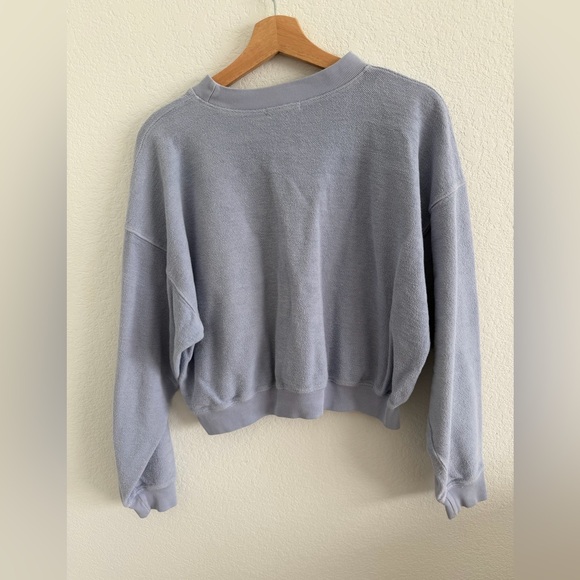 Madhappy Reverse Terry Crewneck Pullover Medium Periwinkle - Picture 2 of 6